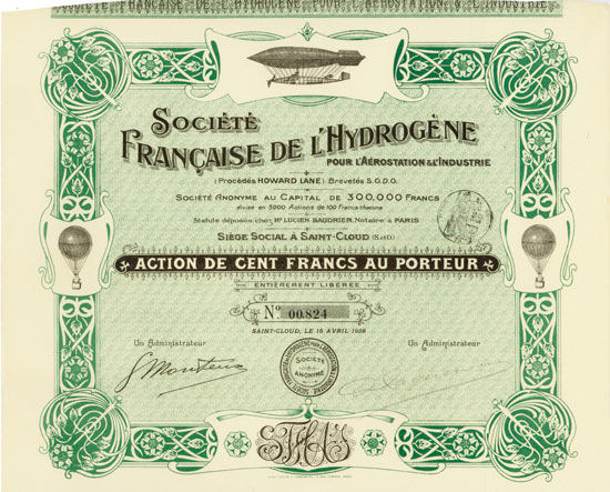 Société Française de L'Hydrogéne pour L'Aérostation & L'Industrie