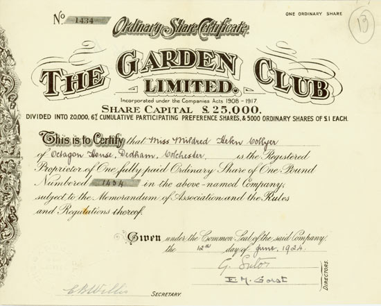 The Garden Club Limited