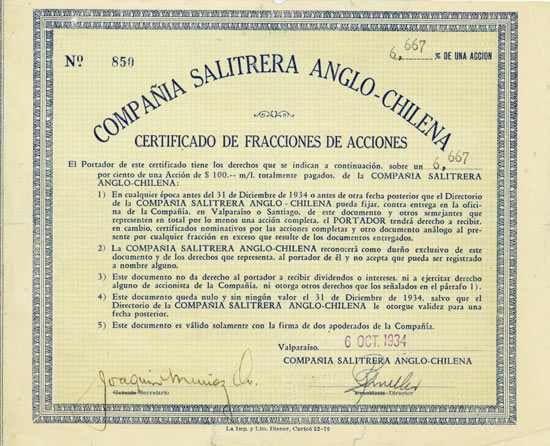 Compañia Salitrera Anglo-Chilena