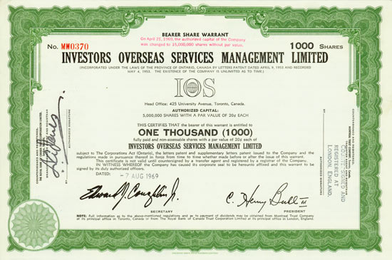 Investors Overseas Services Management Limited