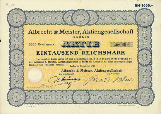 Albrecht & Meister AG