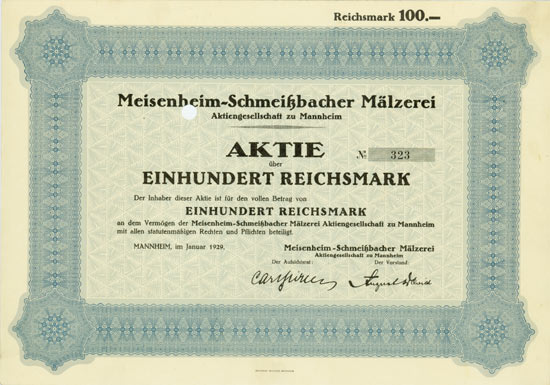 Meisenheim-Schmeißbacher Mälzerei AG