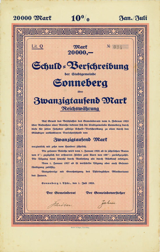 Stadtgemeinde Sonneberg