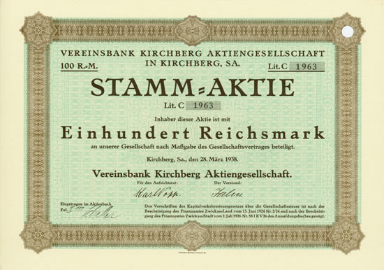 Vereinsbank Kirchberg AG