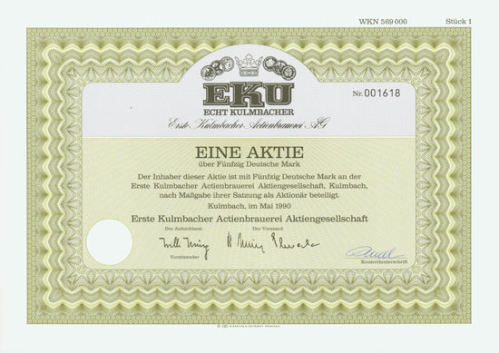 Erste Kulmbacher Actienbrauerei AG (EKU)