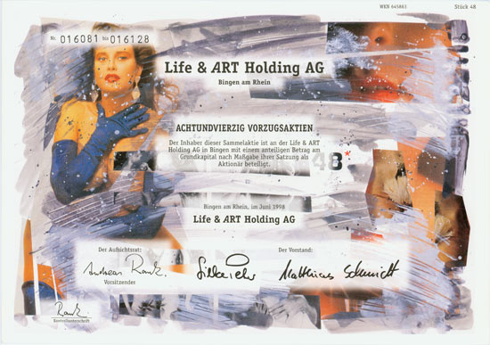 Life & Art Holding AG [5 Stück]