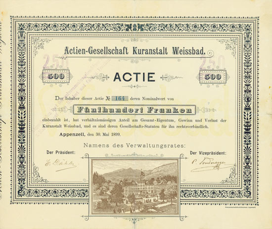 Actien-Gesellschaft Kuranstalt Weissbad