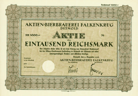 Aktien-Bierbrauerei Falkenkrug