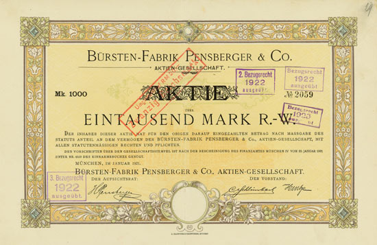 Bürsten-Fabrik Pensberger & Co. AG