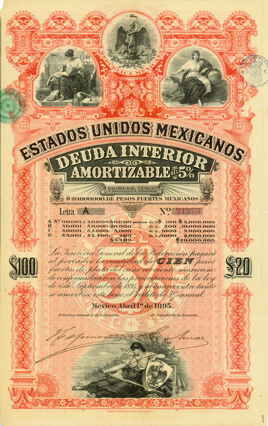 Estados Unidos Mexicanos [3 Stück]