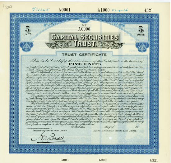 Capital Securities Trust
