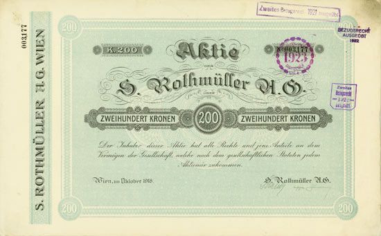 S. Rothmüller A. G.