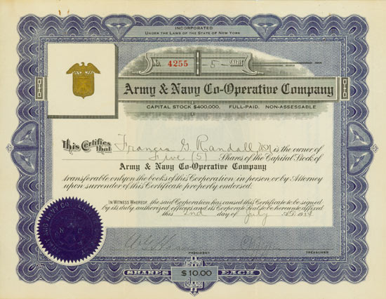 Army & Navy Co-Operative Company