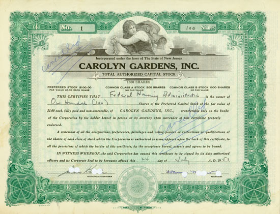 Carolyn Gardens, Inc.