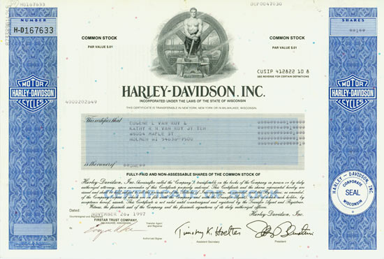 Harley Davidson Inc.