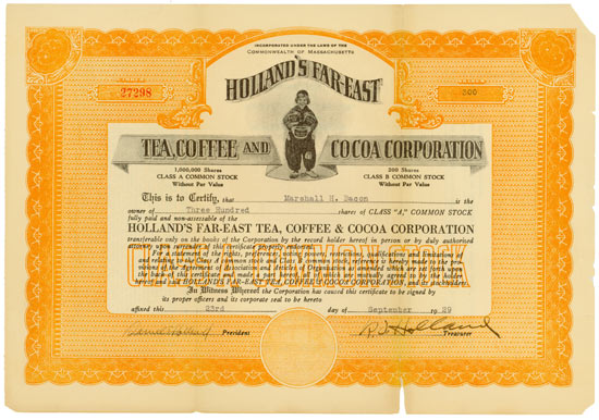 Holland's Far-East Tea, Coffee and Cocoa Corporation