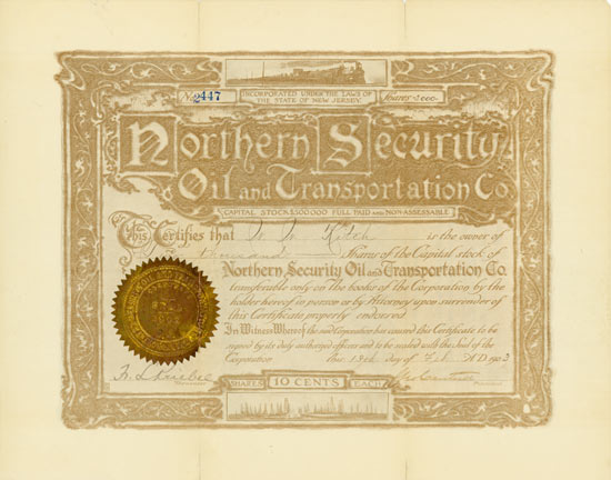 Northern Security Oil and Transportation Co.