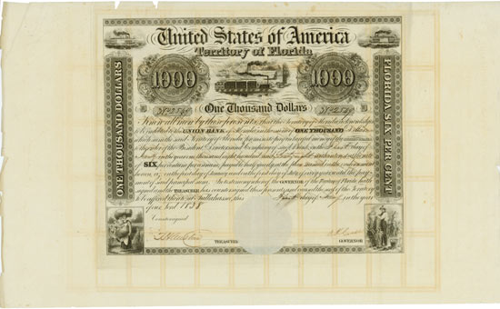 Territory of Florida - Union Bank of Florida (Criswell 38b)