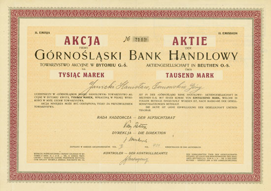 Górnoslaski Bank Handlowy