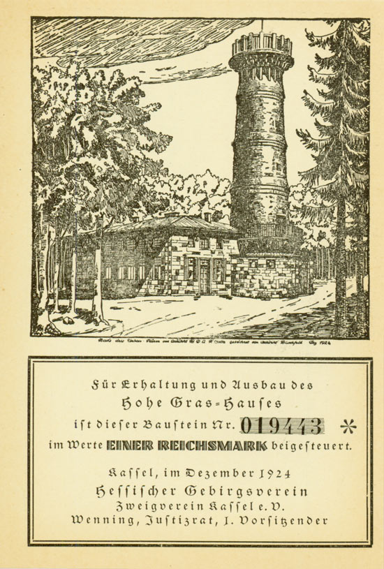 Hessischer Gebirgsverein Zweigverein Kassel e.V. [34 Stück]