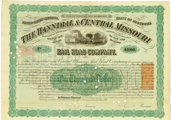Hannibal & Central Missouri Rail Road Co.