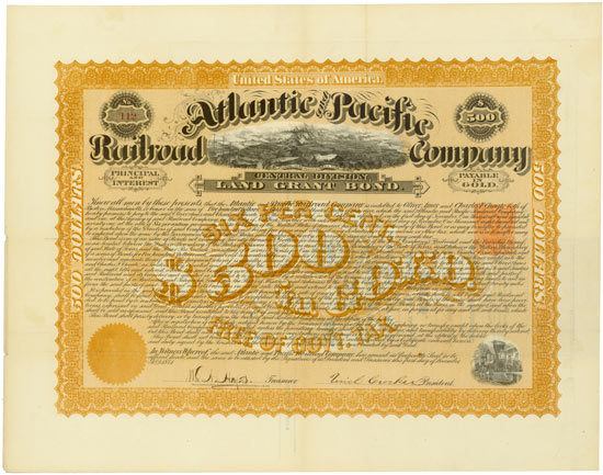 Atlantic and Pacific Railroad Company - Central Division