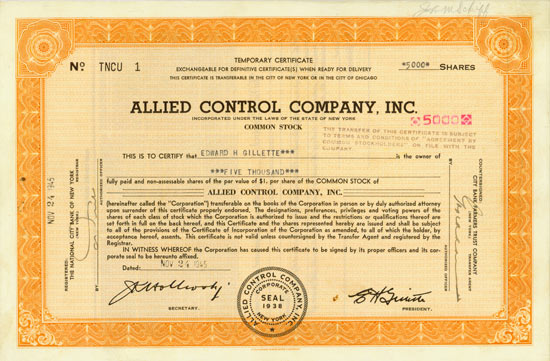 Allied Control Company, Inc.