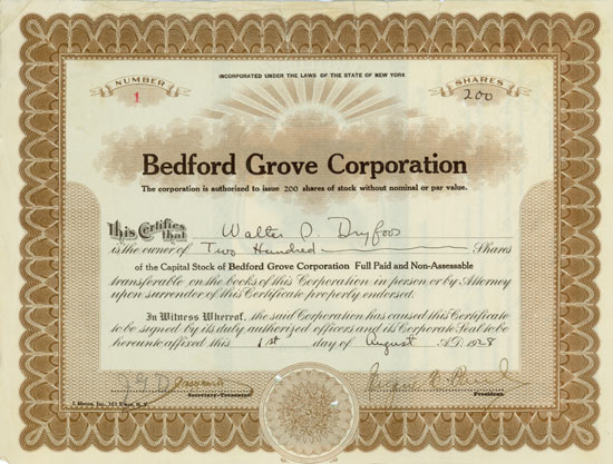 Bedford Grove Corporation
