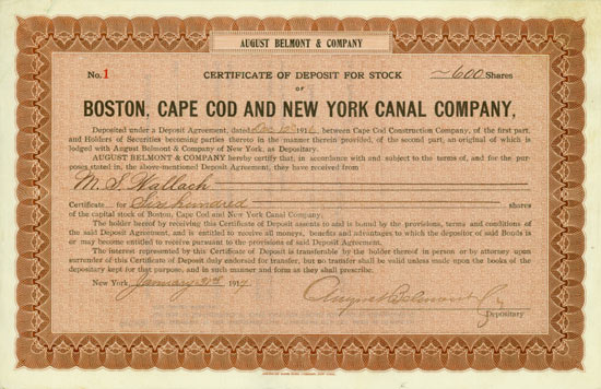 Boston, Cape Cod and New York Canal Company