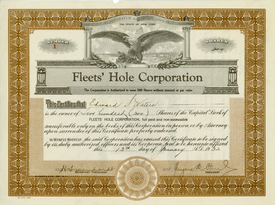 Fleets' Hole Corporation