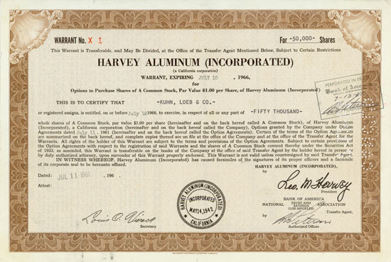 Harvey Aluminium (Incorporated)