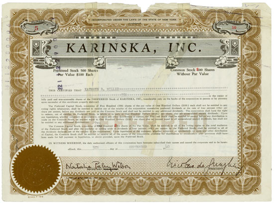 Karinska, Inc. [2 Stück]