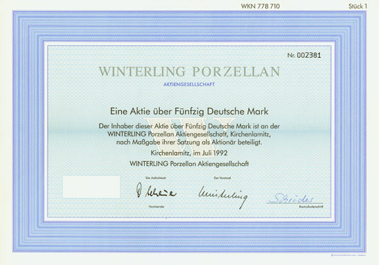 Winterling Porzellan AG