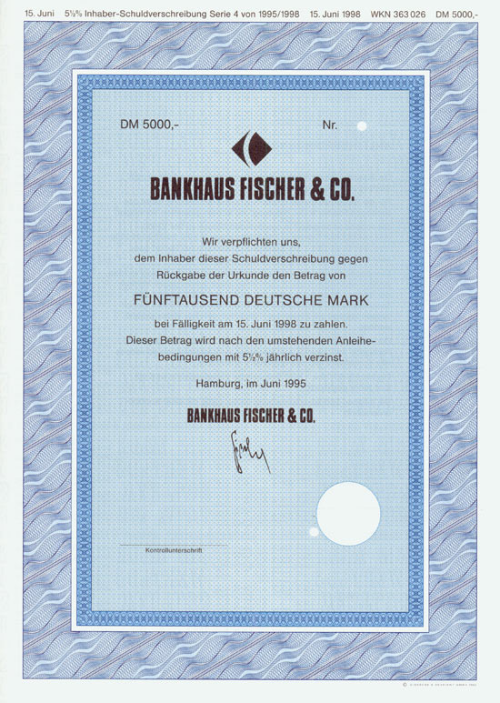 Bankhaus Fischer & Co. [2 Stück]