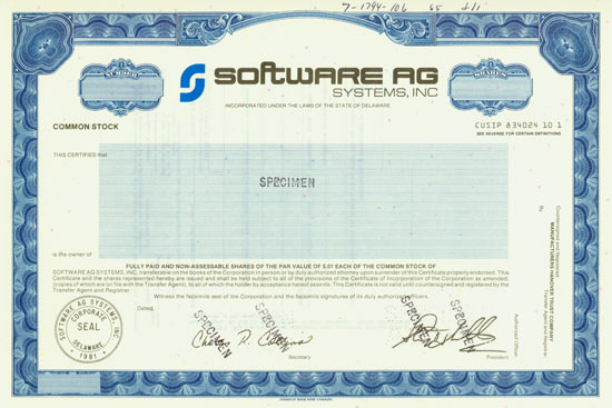 Software AG Systems Inc.