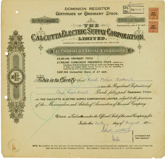 Calcutta Electric Supply Corporation Limited