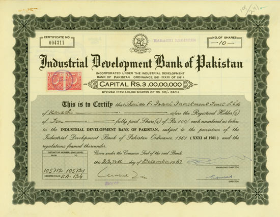 Industrial Development Bank of Pakistan