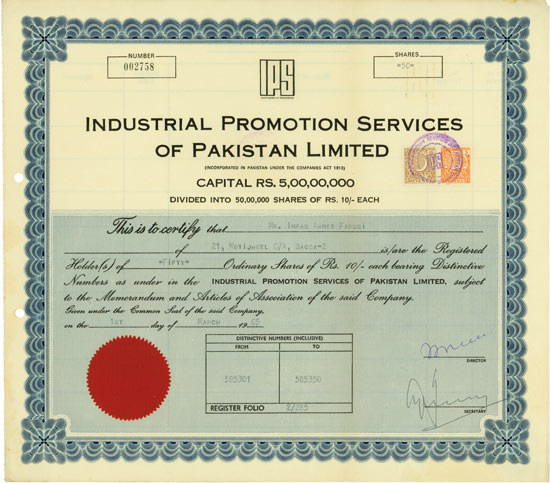 Industrial Promotion Services of Pakistan Limited