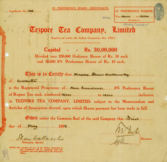 Tezpore Tea Company, Limited