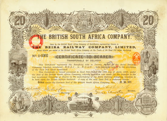 Beira Railway Company / British South Africa Company
