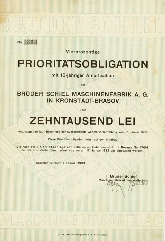 Brüder Schiel Maschinenfabrik A. G. 