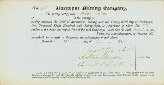 Burgoyne Mining Company