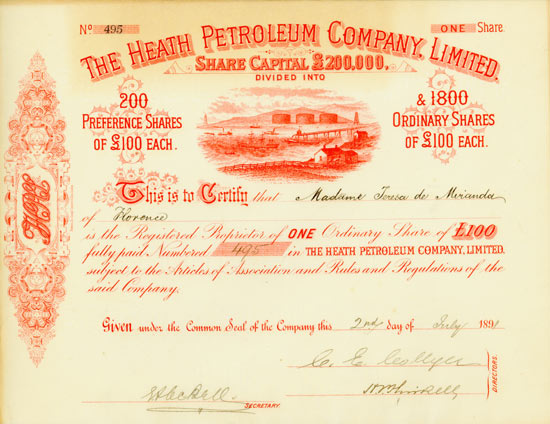 Heath Petroleum Company, Limited [2 Stück]