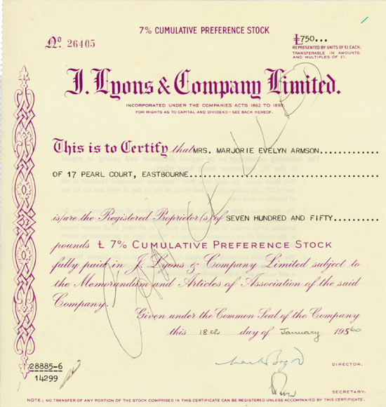 J. Lyons and Company Limited