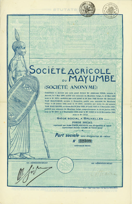 Société Agricole du Mayumbe (Société Anonyme)