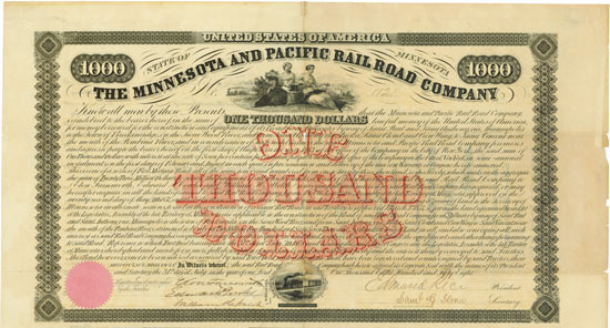 Minnesota and Pacific Rail Road Company
