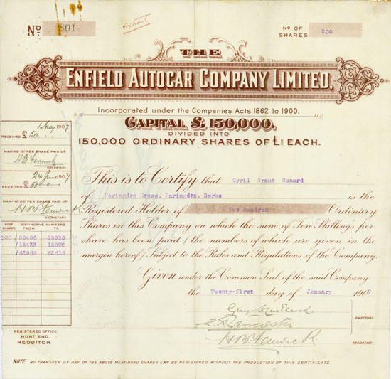 Enfield Autocar Company Limited