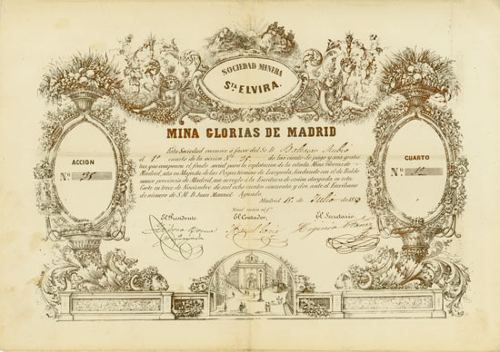 Minas Glorias de Madrid, Sociedad Minera Sta. Elvira