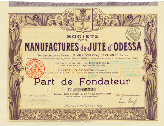 Société des Manufactures de Jute d'Odessa