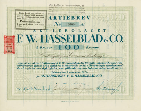 Aktiebolaget F. W. Hasselblad & Co.